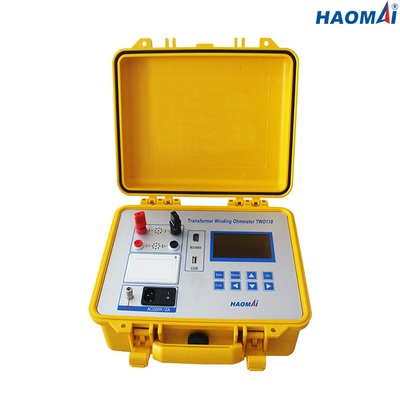 Thiết bị kiểm tra điện trở cuộn dây của máy biến áp HAOMAI 10A Trọng lượng nhẹ
