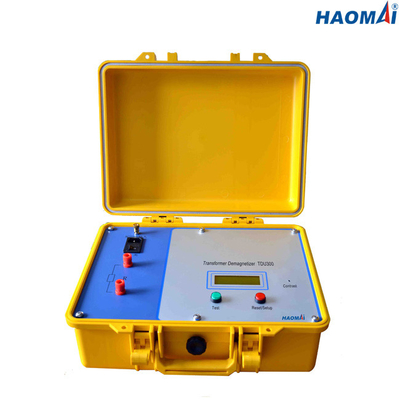 Bộ thử nghiệm máy biến áp di động HAOMAI Bộ khử từ 10A nhẹ