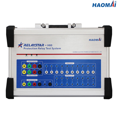 Bộ thử nghiệm tiêm phụ HAOMAI 4x300V 6 pha cho rơ le bảo vệ
