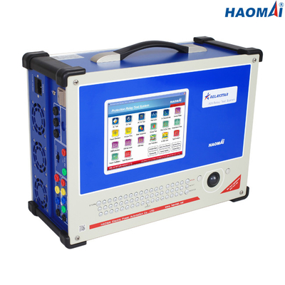 Bộ hệ thống kiểm tra rơ le 3 pha đa kênh với màn hình LCD 8 inch