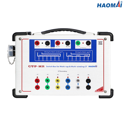 Bộ thử nghiệm máy biến áp dụng cụ dòng điện 50 / 60Hz Điện áp đầu gối tối đa 40kV